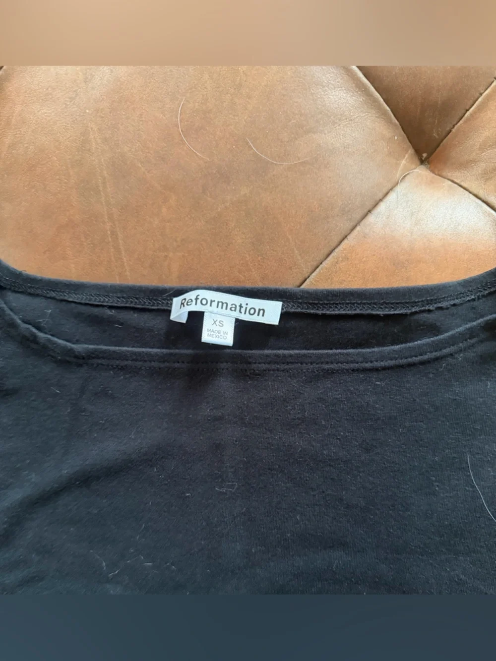 Reformation Black Sleeveless Tank - Picture 2 of 3